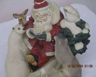 Heavy limited edition Santa and friends