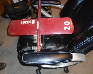 Vintage wood model airplane