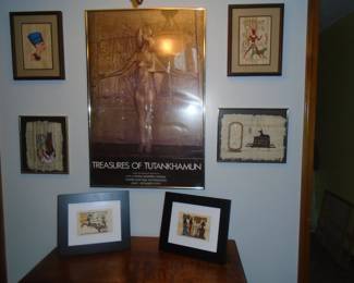 Egyptian artwork and posters