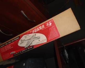 Unfinished model airplane