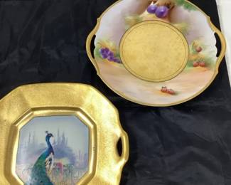 Two Picard China Plates, Artist Signed