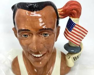 Royal Doulton Jesse Owens Toby Mug w/ Certificate