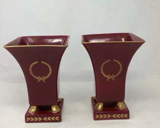 Pair Of Trenton Pottery Vases