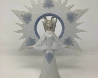 Lladro Angel Of Light Tree Topper