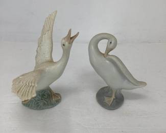 Two Lladro Geese
