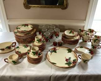 Set Of Franciscan Apple Dinnerware