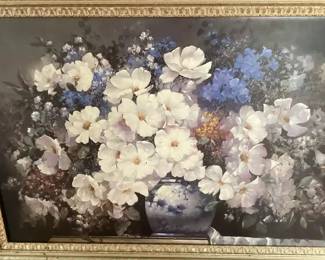 Floral On Canvas