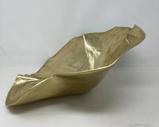 Lotus Leaf Sculpture Bowl Oskar JW Hansen