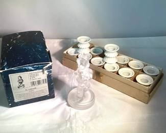 Hummel Schoolboy & West Germany Candleholders