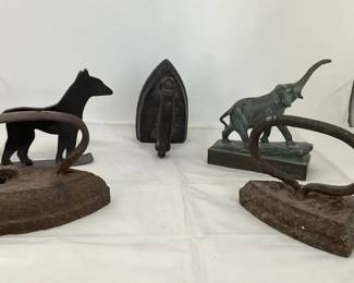Sad Irons And Bronze Elephant