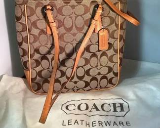 Coach Signature Canvas Handbag