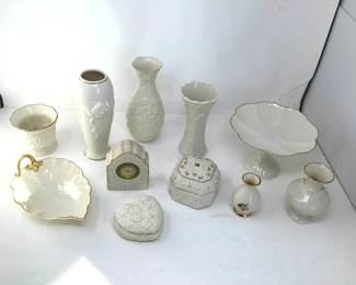 Collection Of Lenox Vases And More