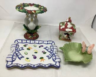 Fitz And Floyd Decorative Pieces