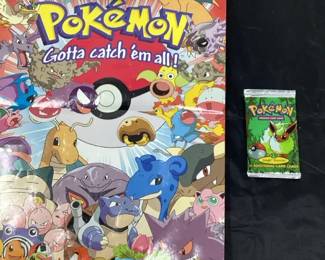 Pokémon Unopened Jungle Booster Game Cards