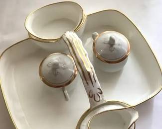 Hammersley & Co Basket Tray Cream/sugar