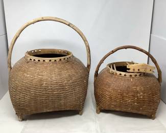 Two Rail Lid, Chairish Baskets For Bird Transportation
