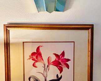 Prints, pair of MCM sconces