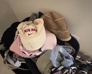 Caps, hats, scarves