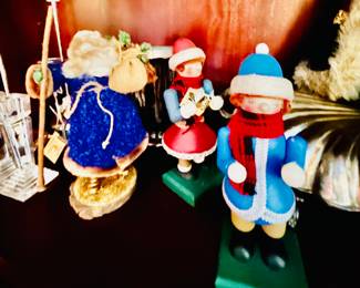 Cabinets full of Christmas treasure