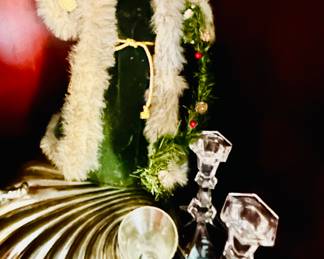 Silver and crystal and Christmas joy