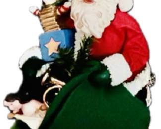 Collectible Santa decor