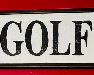 Golf wall art