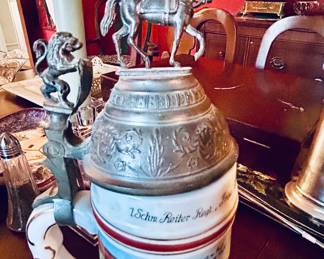German regimental beer stein, we have at least 3 steins maybe more