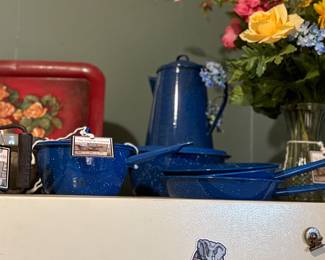 Trays and enamelware!