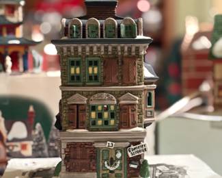 Many pieces of Dicken’s Village