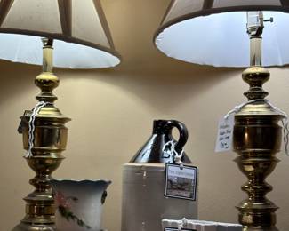 Little Brown Jug and
Heavy Brass Lamps