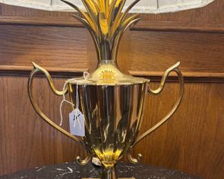Awesome! $150 Vintage brass trophy lamp