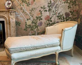 SOLD vintage chaise lounge