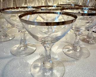 Shop the sale for collection of Fostoria Wedding Ring stemware. $20 each.