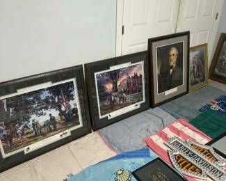 Civil War Artwork - Robert E Lee Rare Artwork - Harley Signs