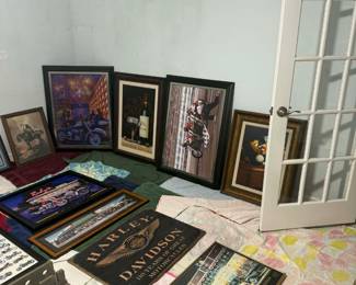 Very Rare Harley Davidson Paintings