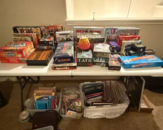 Games and office supplies.