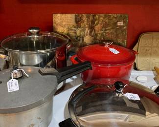 enamel iron pot, skillet