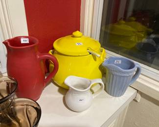 tureen and pitchers