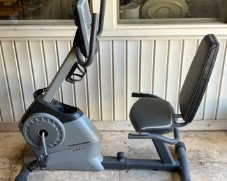 Exercycle with digital panel
