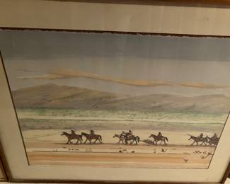 signed and numbered print