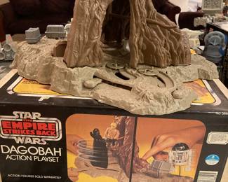Vintage Empire Strikes Back Dagobah action play set, with box