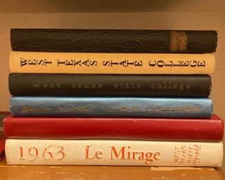 West Texas State College annual yearbooks