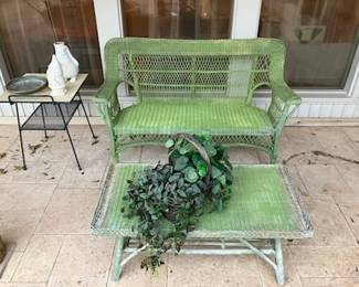 wicker patio furniture