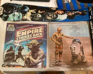 The Story of Star Wars and The Empire Strikes Back books with read-along cassettes