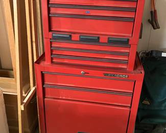 Task Force stacked rolling toolbox