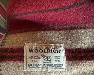 Vintage Woolrich Wool Blanket