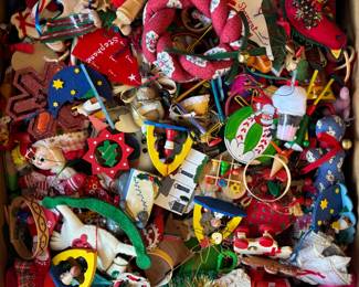 Hundreds of Holiday Ornaments