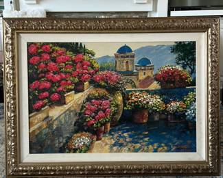 "The Domes of Layello" Painting by Howard Behrens