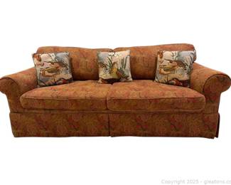 Upholstered 2 Cushion Sofa