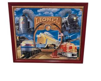 Framed Lionel Electric Train Puzzle